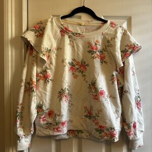 Two Piece Flower Sweat set